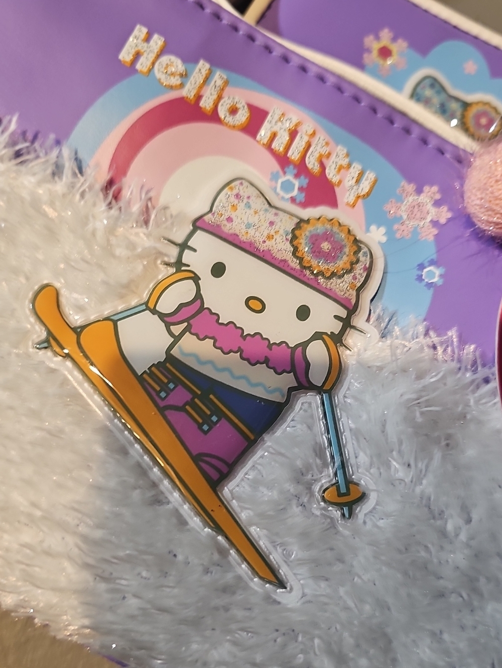Hello Kitty 2004 Rare Shoulder Bag & Wallet "Years Of Friendship" NWT - Picture 12 of 16